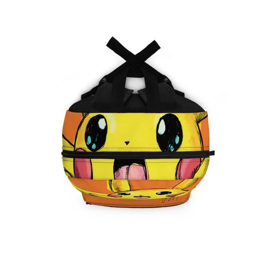 Pika Gift Backpack, Orange Back to School PKM Bag