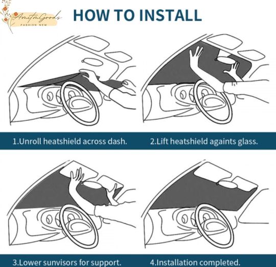 Car Sun Shade, Windshield Sun Shade, Sun Shade Panel, Sun Shade For Car