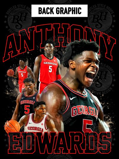 Anthony Edwards 90s Bootleg Style Rap Hoodie for Men Women