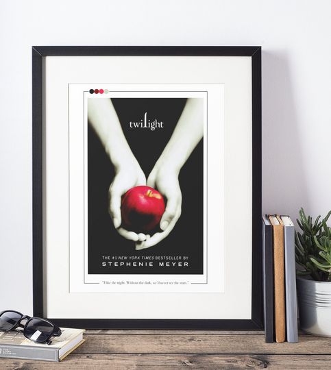 Twilight Book Cover Fine Art Print   Book/Reading Poster