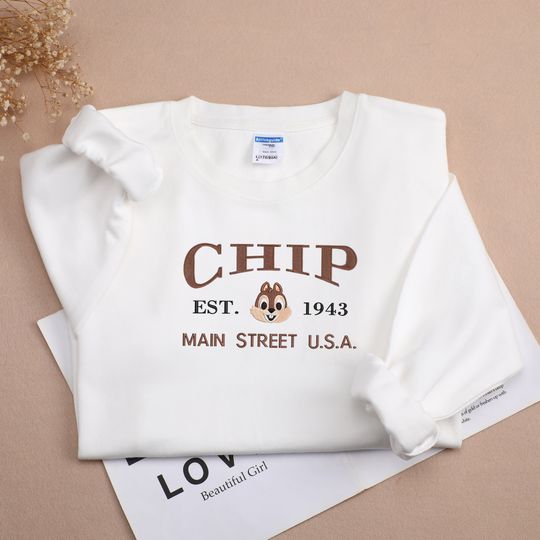 Disney Chip Embroidered Sweatshirt