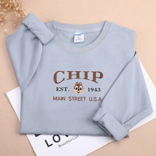 Disney Chip Embroidered Sweatshirt