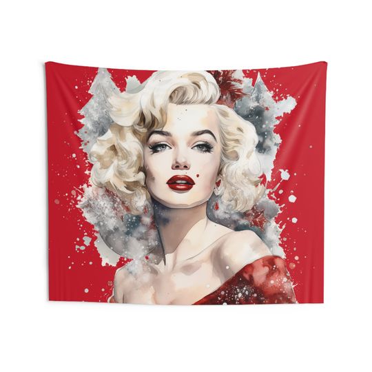 Marilyn Monroe Wall Tapestry, Tapestry Wall Decor, Marilyn Monroe