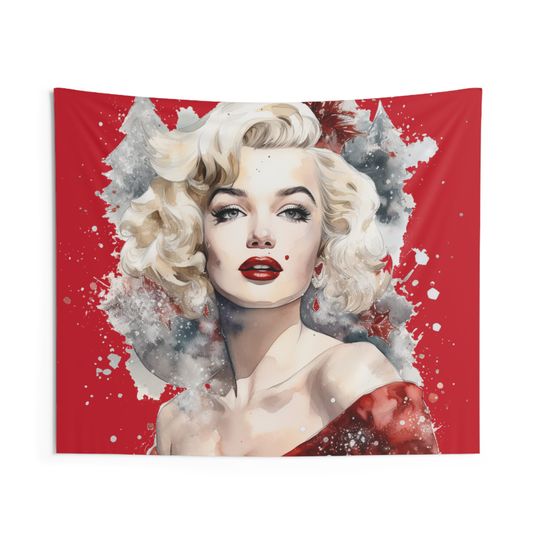 Marilyn Monroe Wall Tapestry, Tapestry Wall Decor, Marilyn Monroe