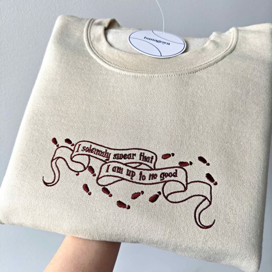 Custom embroidered sweatshirt, custom embroidered shirt, book sweatshirt, bookish sweatshirt, personalized sweatshirt, crewneck sweatshirt