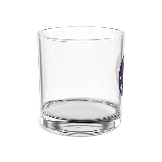 Baltimore Football Rocks Glass | Raven Nation Whiskey Glass | Fan Barware Gift | Tailgate Drinkware | Man Cave Decor