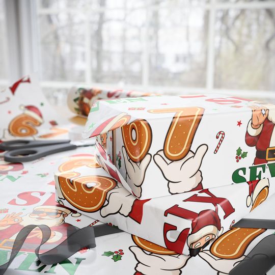 Funny Santa Meme Christmas Wrapping Paper