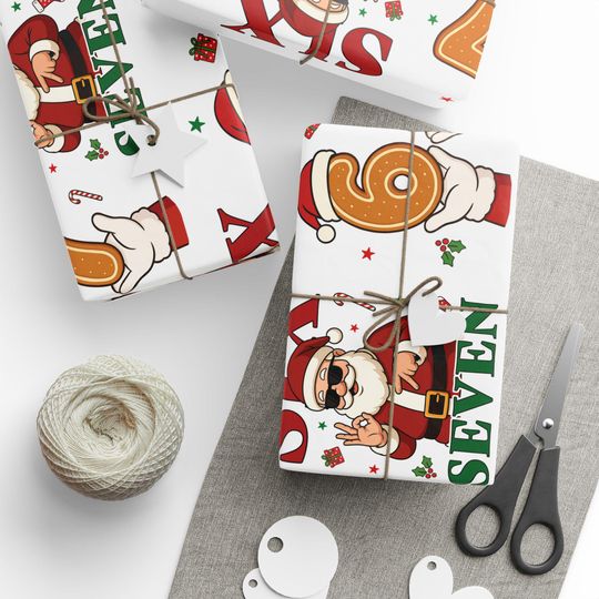 Funny Santa Meme Christmas Wrapping Paper