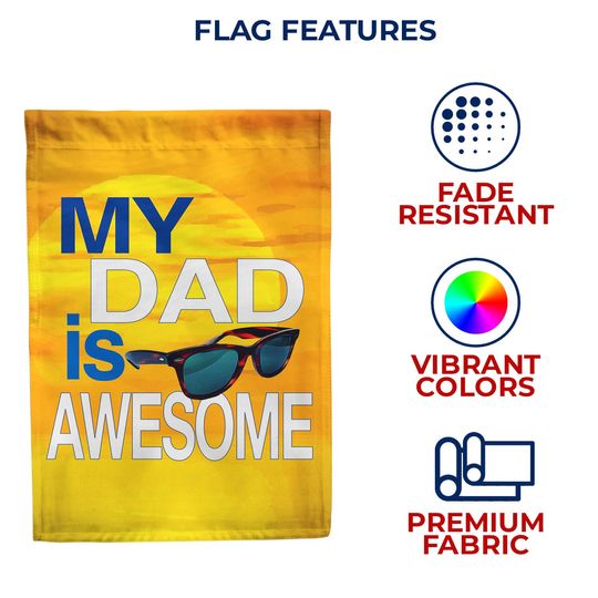 Happy Father's Day Garden Flag