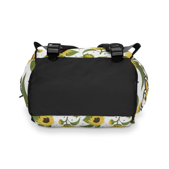Custom Sunflower Diaper Backpack