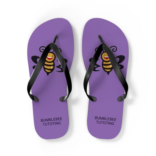 Bumblebee Tutoring Flip Flops