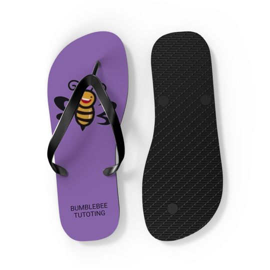 Bumblebee Tutoring Flip Flops