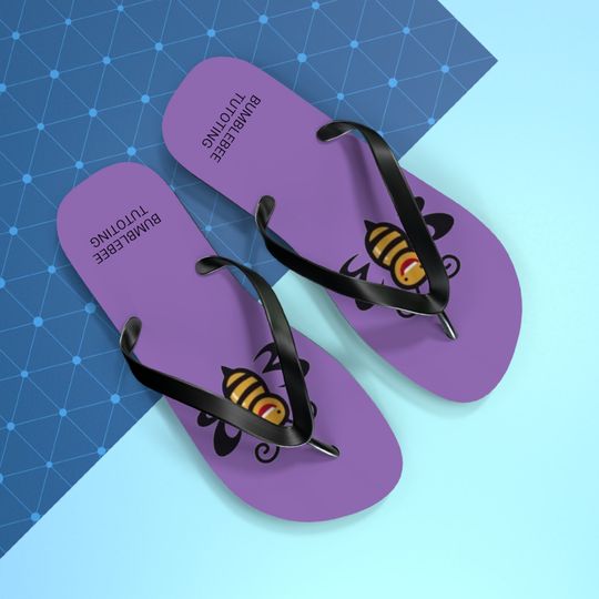 Bumblebee Tutoring Flip Flops