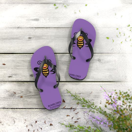 Bumblebee Tutoring Flip Flops