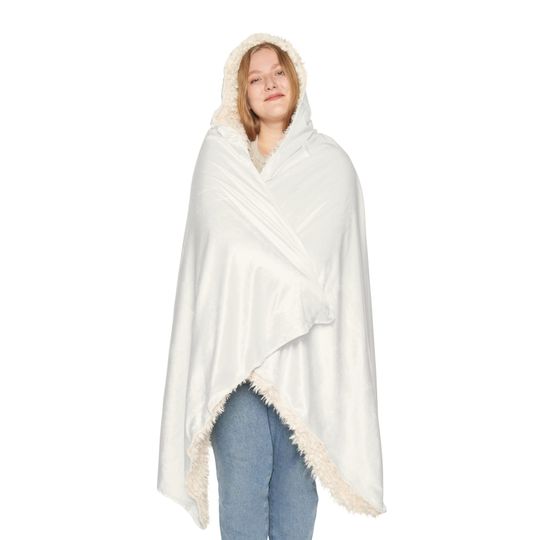 Hooded Ghost Snuggle Blanket for Halloween