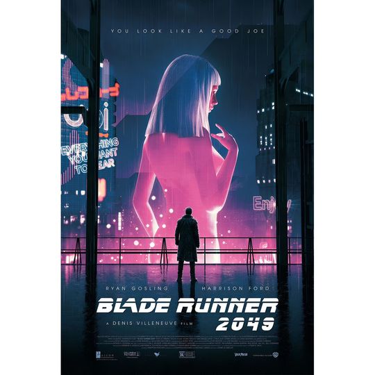 Blade Runner 2049 Movie Poster, Room Decor