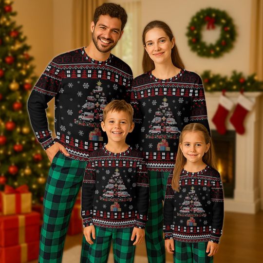 Paramedic Ambulance Ugly Christmas Sweater, Ambulance Christmas Tree Sweatshirt, Funny Xmas Ugly Sweater Paramedic Gift, Driver Xmas Shirt