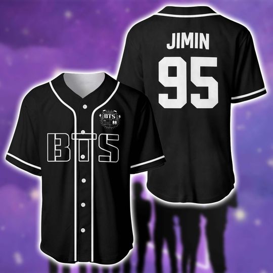 Kpop Baseball Jersey, Custom Fan Gift, BTS Inspired Niche, World Tour 2026-2027 Outfit