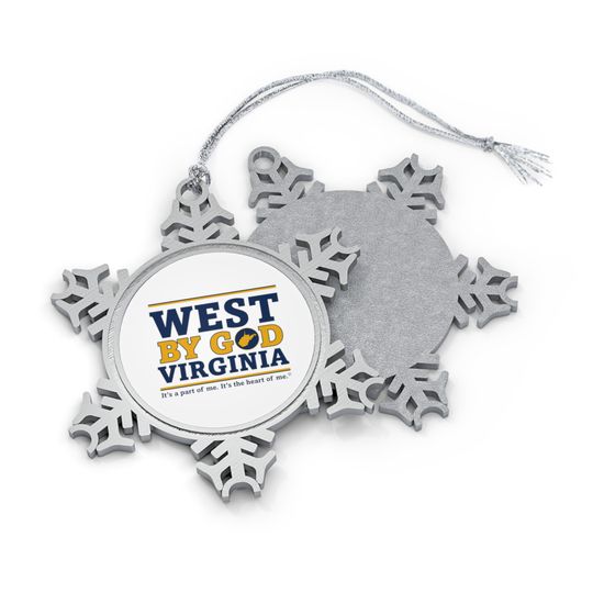 WBGV Pewter Snowflake Ornament