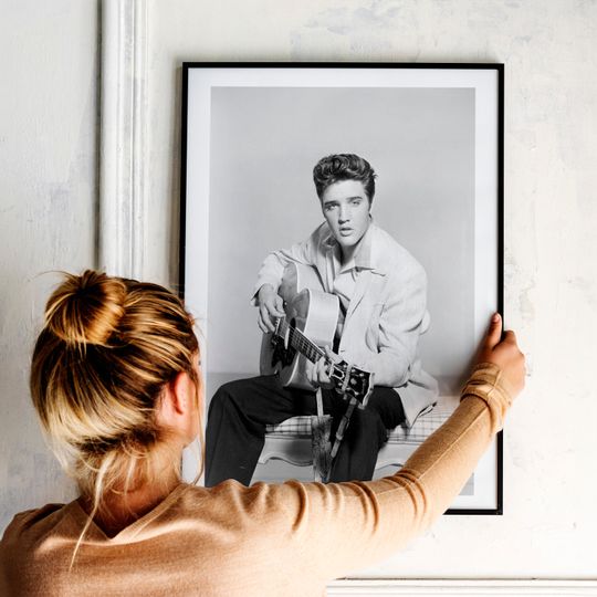 Elvis Presley photoshoot Poster print, Rock And Roll