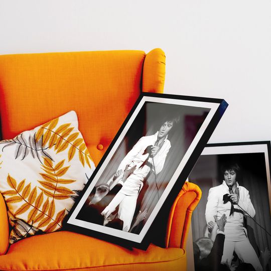 Elvis Presley Poster, Rock And Roll Canvas Wall Art