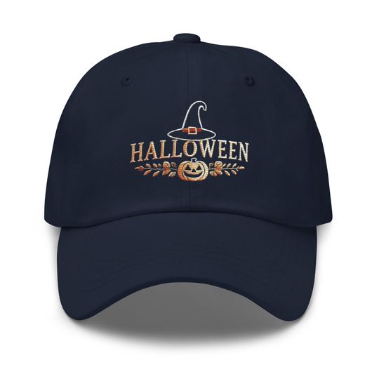 Embroidered Halloween Ghost Dad Hat Spooky Style for Every Day