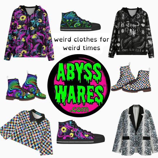 Ukiyo-e Cthulhu Shirt Rare Japanese inversion print Breezy soft Rayon