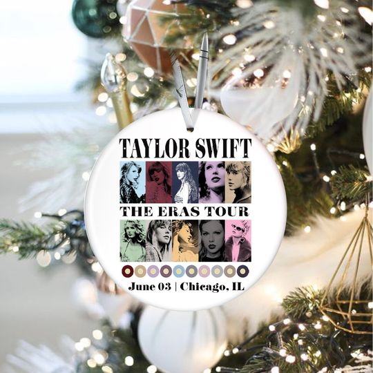 Custom Eras Tour Ornament, Taylors Christmas Ornament