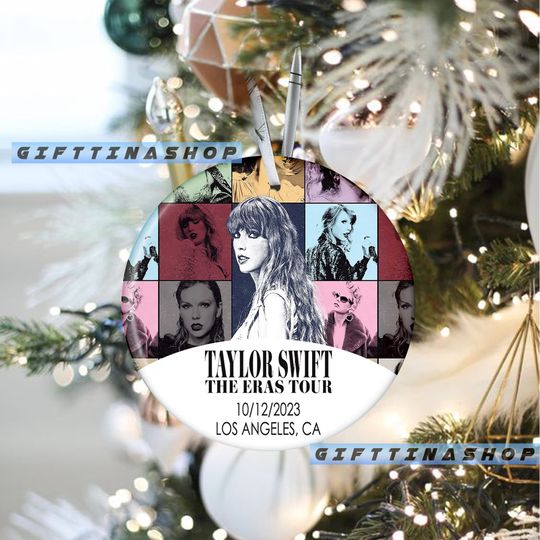 Taylors Christmas Ornament, Eras Tour Ornament