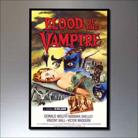 Vintage Horror Movie Poster Magnets
