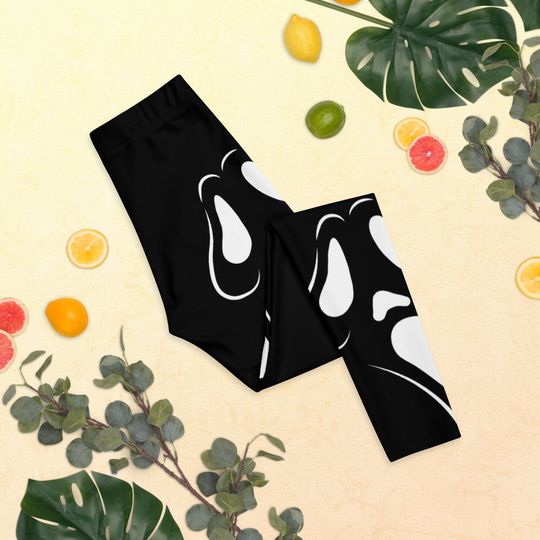 Scream Mask Halloween Costume | leggings