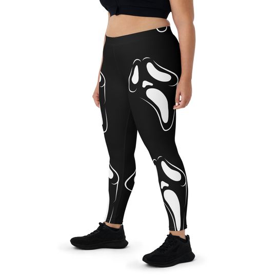 Scream Mask Halloween Costume | leggings