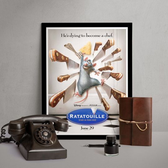 Ratatouille Disney Movie Poster