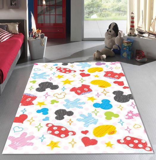Mickey Mouse Disney Kids Room Rug