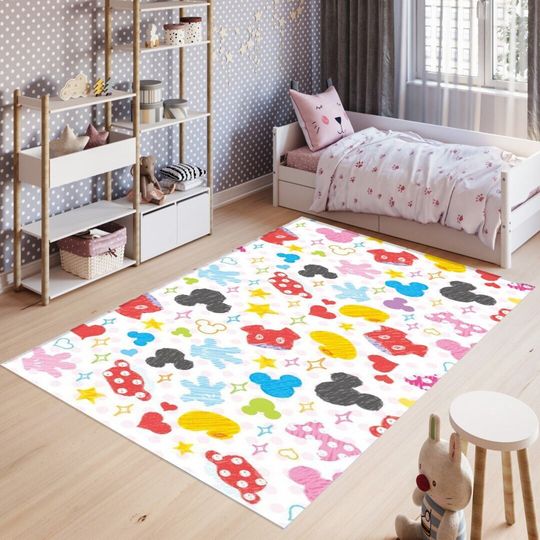 Mickey Mouse Disney Kids Room Rug