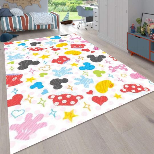 Mickey Mouse Disney Kids Room Rug