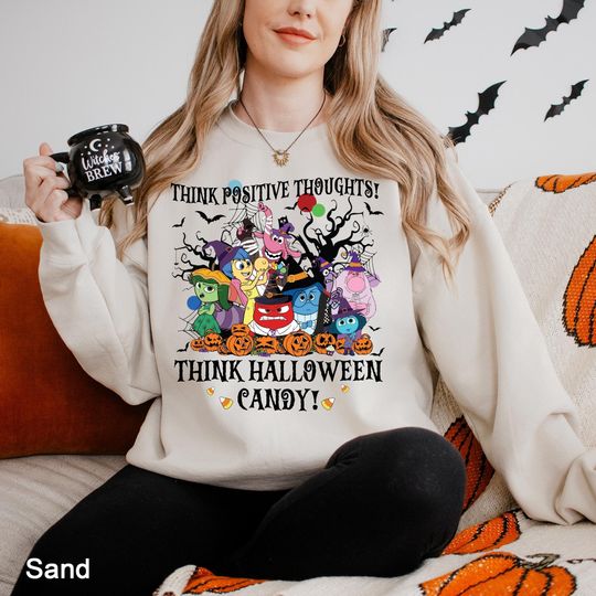 Inside Out 2 Halloween Sweatshirt, Disney Inside Out 2 Hoodie
