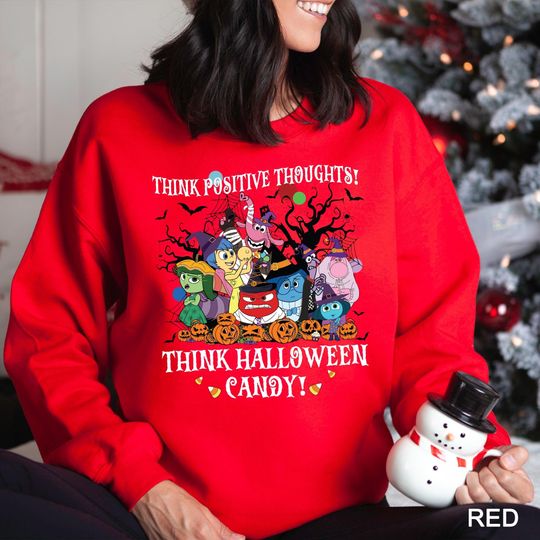 Inside Out 2 Halloween Sweatshirt, Disney Inside Out 2 Hoodie