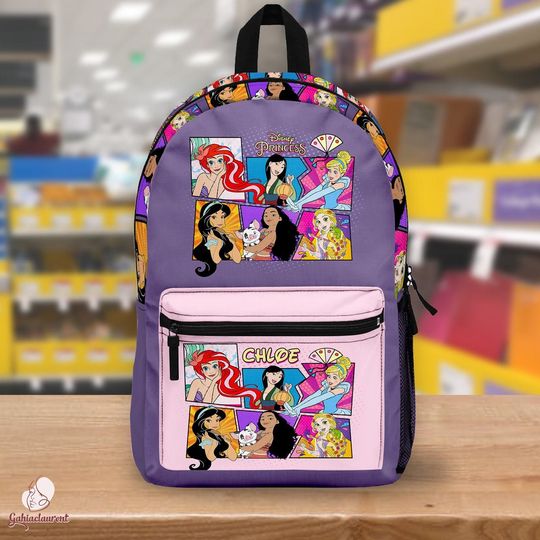Personalized Disneyland Princess Backpack