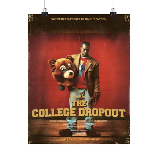 Kanye West - Poster | Rap Poster, Hip-Hop Poster