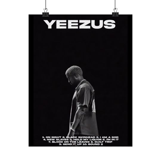 Kanye West - Poster | Rap Poster, Hip-Hop Poster