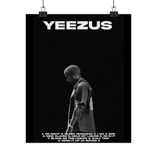 Kanye West - Poster | Rap Poster, Hip-Hop Poster