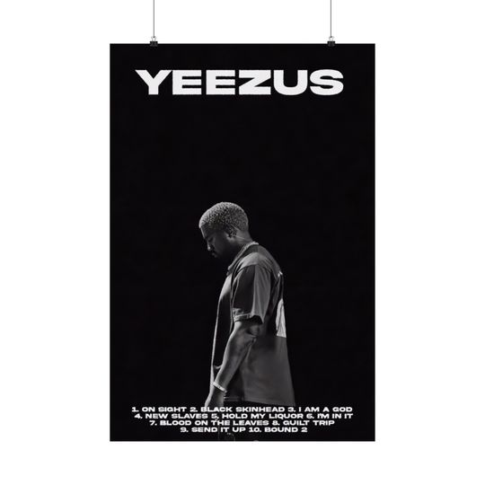 Kanye West - Poster | Rap Poster, Hip-Hop Poster
