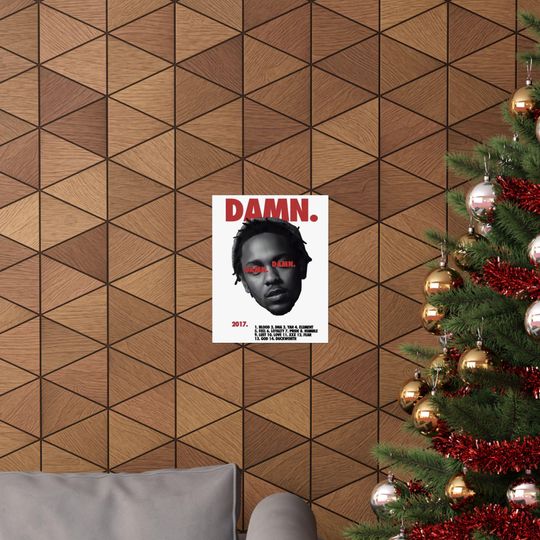 Kendrick Lamar - Poster | Rap Poster, Hip-Hop Poster