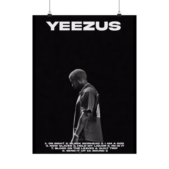 Kanye West - Poster | Rap Poster, Hip-Hop Poster