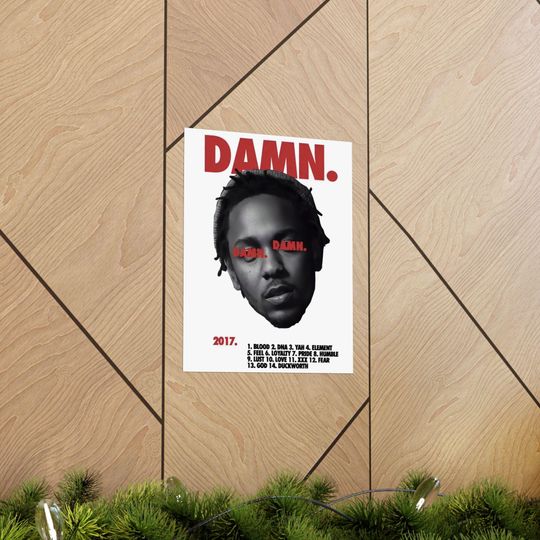 Kendrick Lamar - Poster | Rap Poster, Hip-Hop Poster