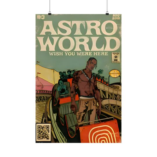 Travis - Poster | Rap Poster, Hip-Hop Poster