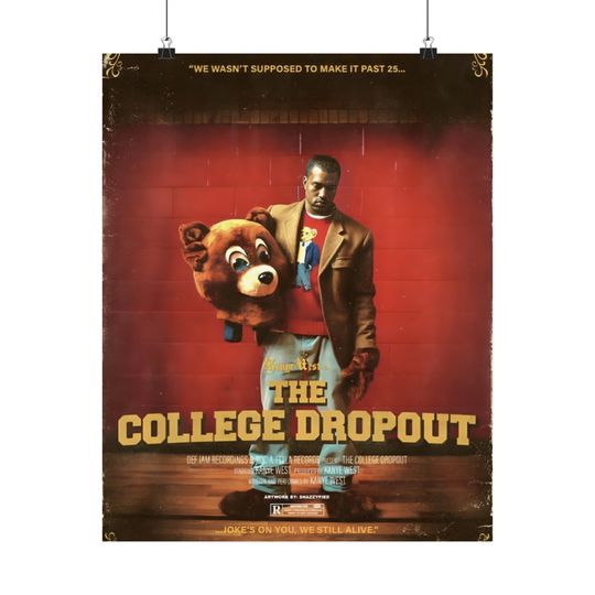 Kanye West - Poster | Rap Poster, Hip-Hop Poster