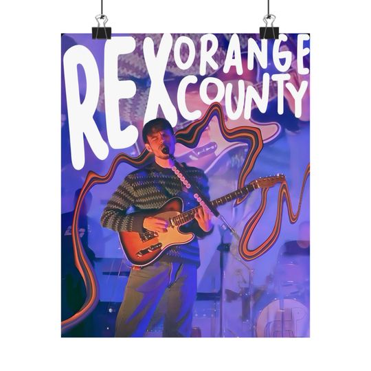 Rex Orange County - Poster | Rap Poster, Hip-Hop Poster