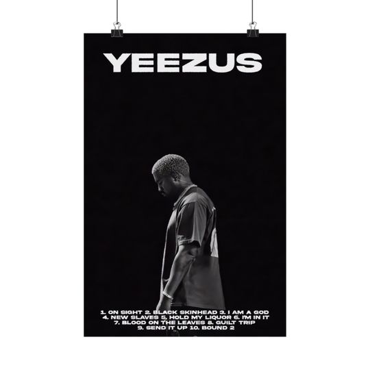Kanye West - Poster | Rap Poster, Hip-Hop Poster